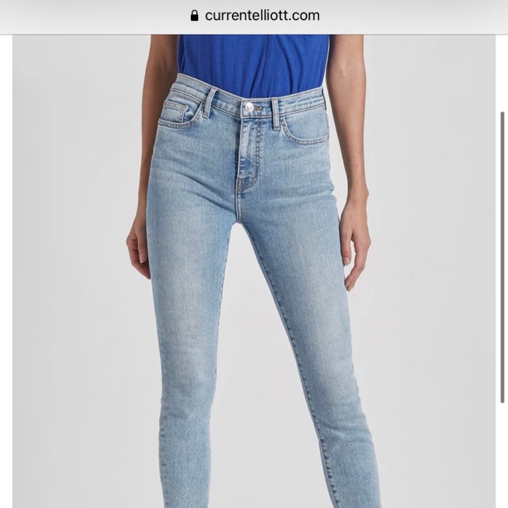 Current/Elliot High Waist Stiletto Denim